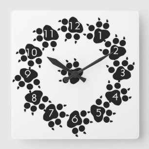 Uhr mit Füßen