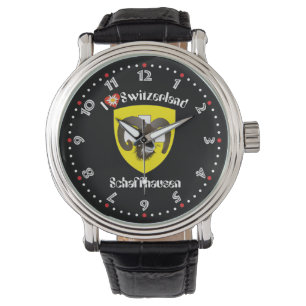 Uhr mit Schweizer-Entwurf Schaffhausen Schweiz