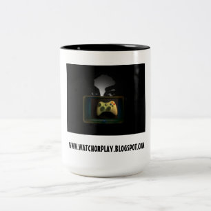 UHR ODER SPIEL-TASSE ZWEIFARBIGE TASSE