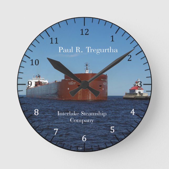 Uhr Pauls R. Tregurtha Duluth (Vorderseite)