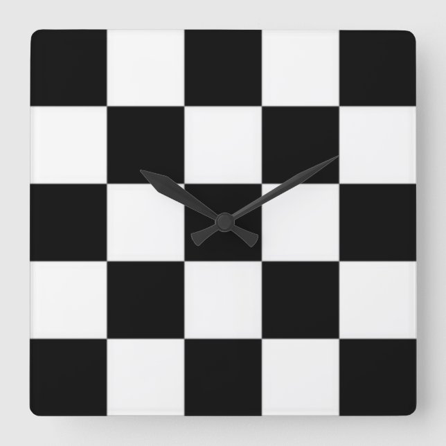 Uhr schwarz/weiß (Vorderseite)