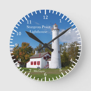 Uhr Sturgeon Point Leuchtturm