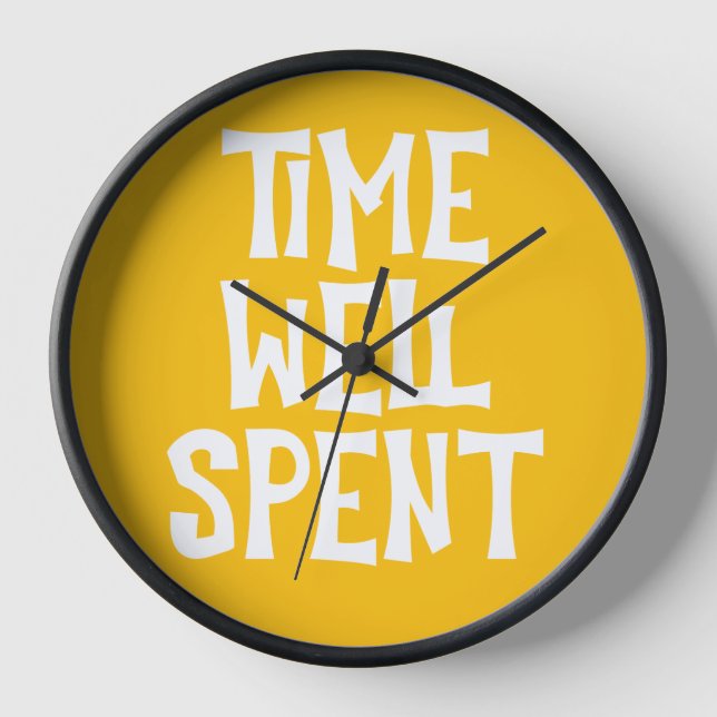 Uhr Time Well Spent v01 (Vorderseite)