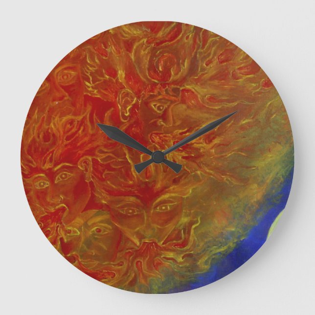 Uhr von der Sonne. (Vorderseite)