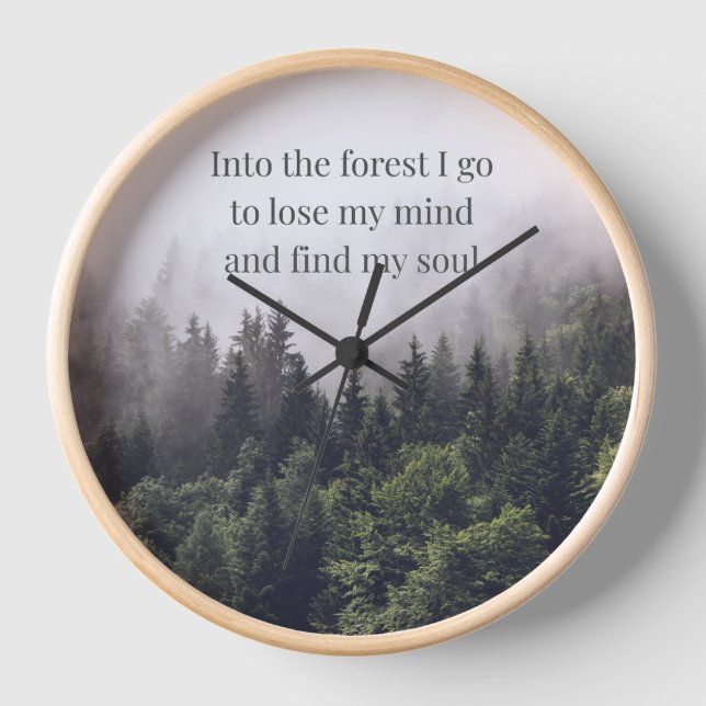 Uhr "Waldbad" (Vorderseite)