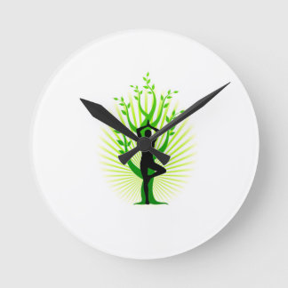 Uhr, Yoga Runde Wanduhr