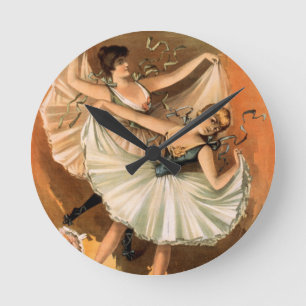 Uhr "Zwei Ballerinas"