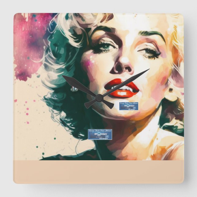 Uhren 1 Beige(Monroe) RFPMDesign ©️ 2024 (Vorderseite)