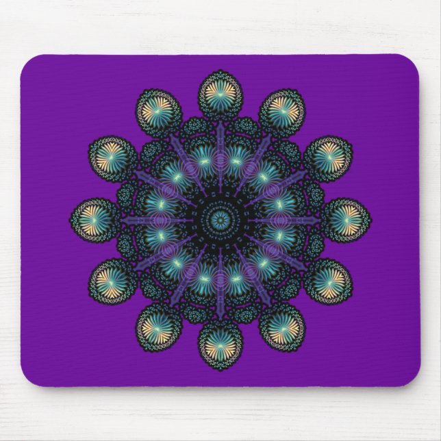 Uhren - Apophyse-Fraktal Mousepad (Vorne)