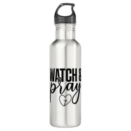 Uhren & Beten Edelstahl 24 oz Wasserflasche Edelstahlflasche