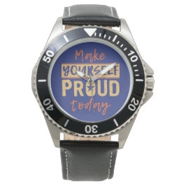 Uhren, die Sie selbst stolz machen Armbanduhr