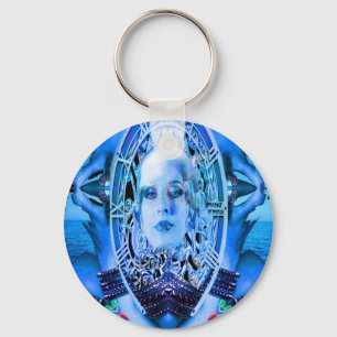 Uhrenblau Schlüsselanhänger