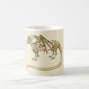 Uhrendrache Kaffeetasse