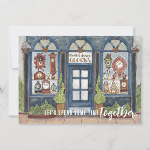 Uhrengeschäft Silvesterparty Einladung