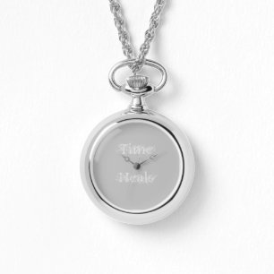 Uhrenhalskette und Design Armbanduhr