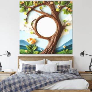 Uhrenkunst Leinwanddruck