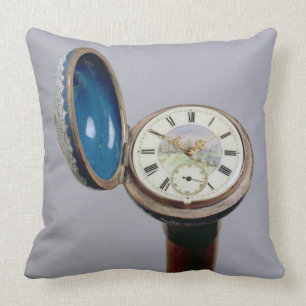 Uhrgerätstock (Cloisonneemail) Kissen