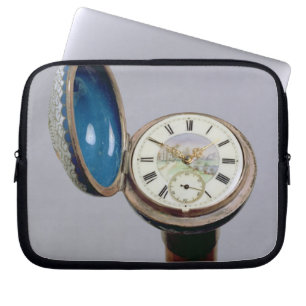 Uhrgerätstock (Cloisonneemail) Laptopschutzhülle