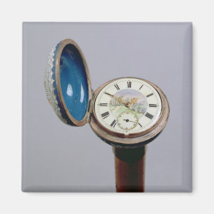 Uhrgerätstock (Cloisonneemail) Magnet