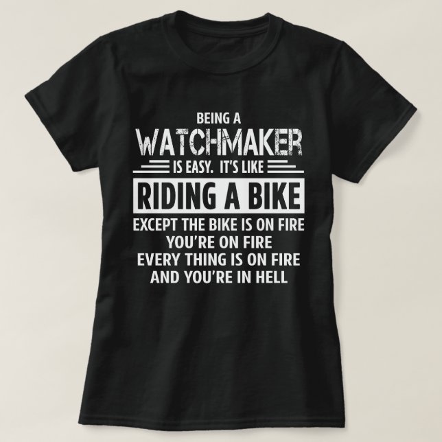 Uhrmacher T-Shirt (Design vorne)