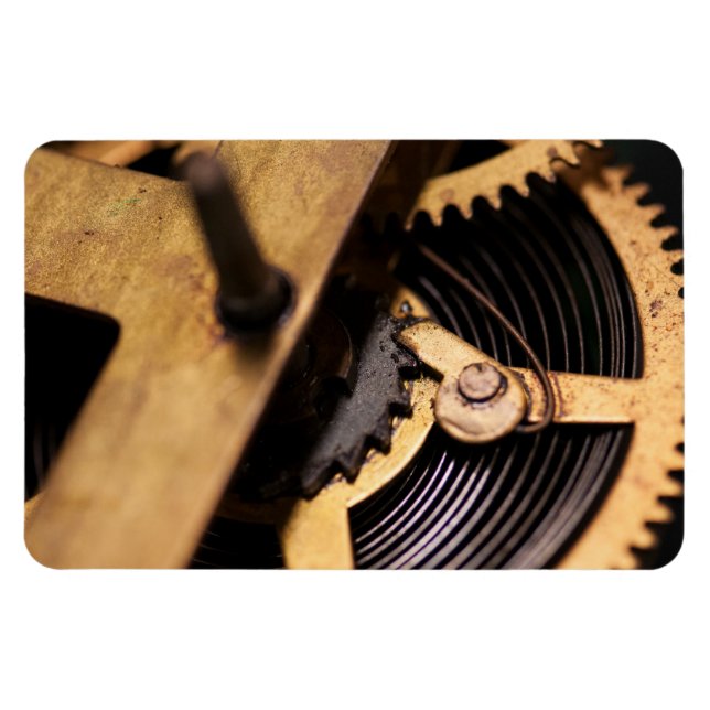 Uhrmechanik Abstrakt Magnet (Horizontal)