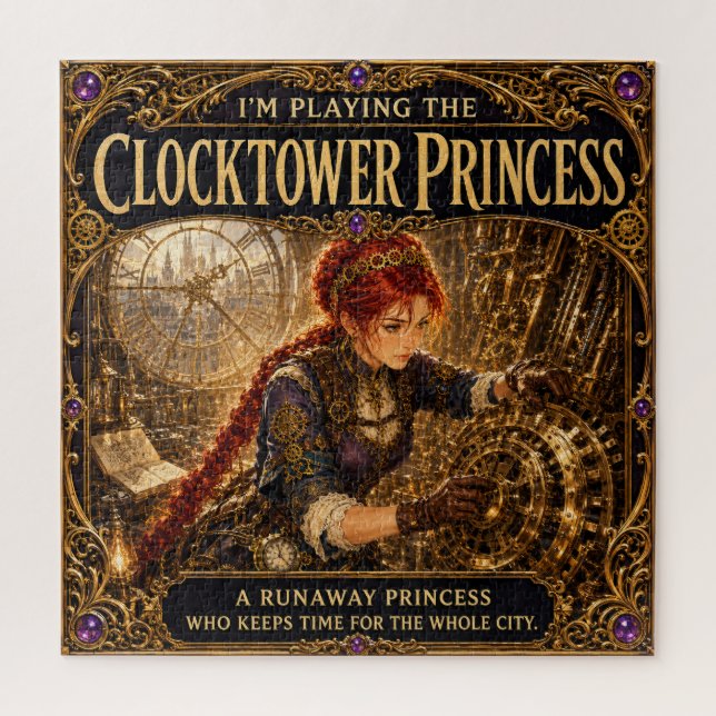 Uhrturmprinzessin Steampunk Rollenspiel Heldin (Vertikal)