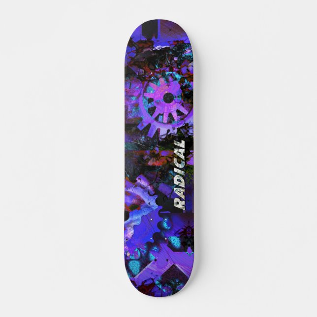 Uhrwerk 4 Skateboard Deck (Vorne)