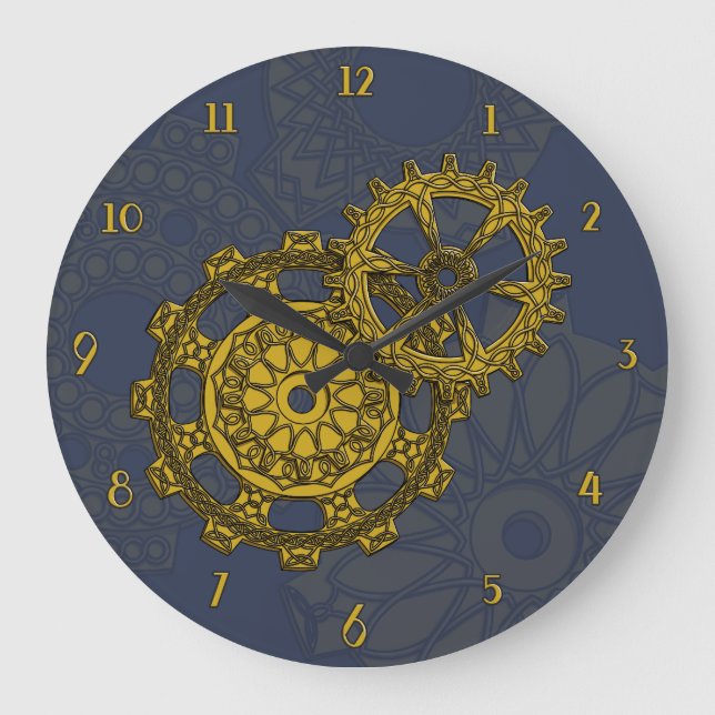 Uhrwerk Große Wanduhr (Vorderseite)