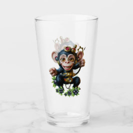 Uhrwerk-Höhlenhüter – Der flüsternde Affe  Glas