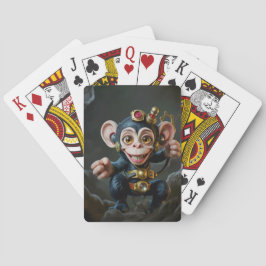 Uhrwerk-Höhlenhüter – Der flüsternde Affe  Spielkarten