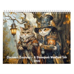 Uhrwerk-Kreaturen – Eine steampunkische Waldgeschi Kalender