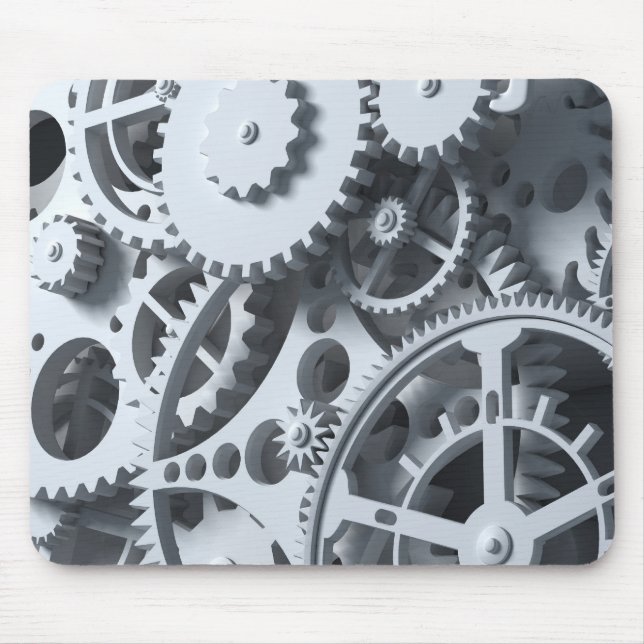 Uhrwerk Mousepad (Vorne)