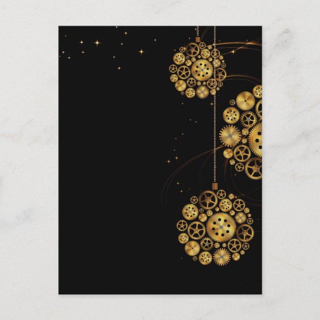 Uhrwerk Postkarte (Vorderseite)