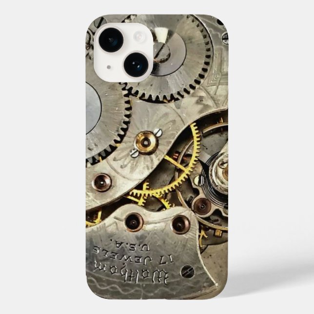 Uhrwerke Case-Mate iPhone 14 Hülle (Rückseite)