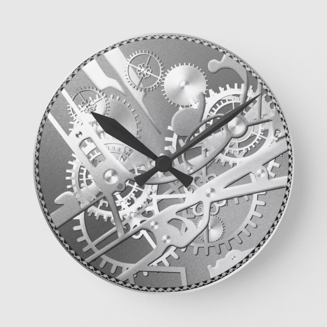 Uhrwerke für Lenker Runde Wanduhr (Vorderseite)