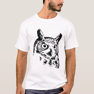 Uhu der Scheune, niedliche Eule, lustige Eule, Bab T-Shirt