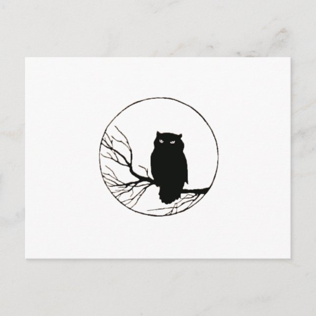 Uhu Postkarte (Vorderseite)