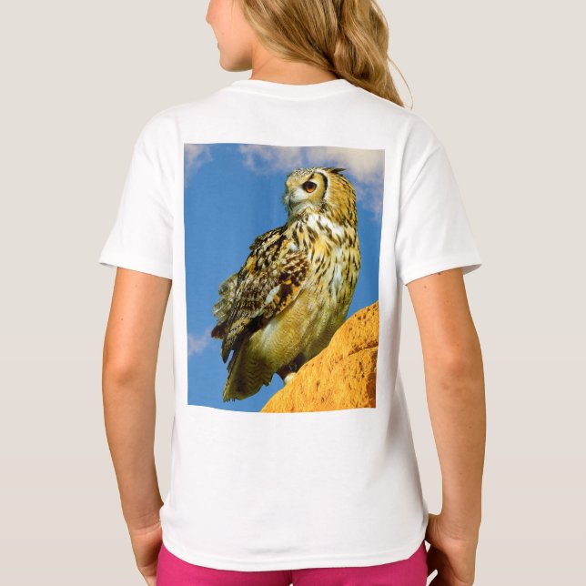 Uhu T-Shirt (Rückseite)
