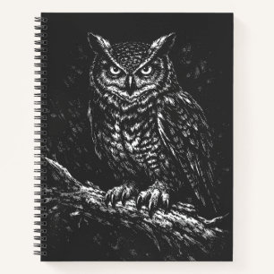 Uhu — von BurnsInHell Notizbuch