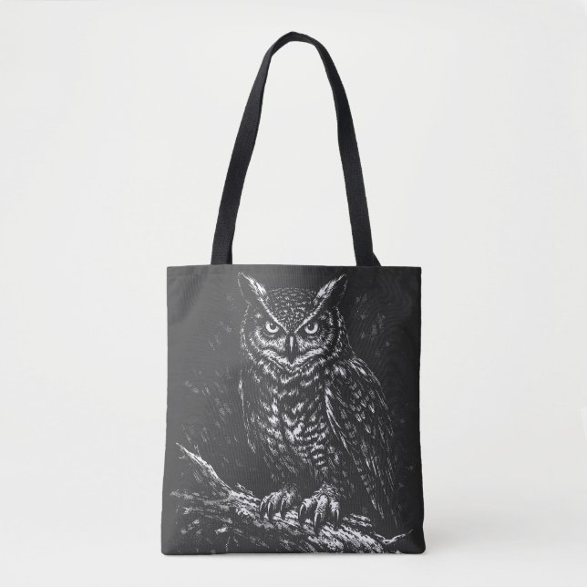 Uhu — von BurnsInHell Tasche (Vorderseite)