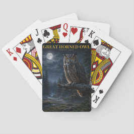 Uhu-Wald-Tiere-Poker Spielkarten