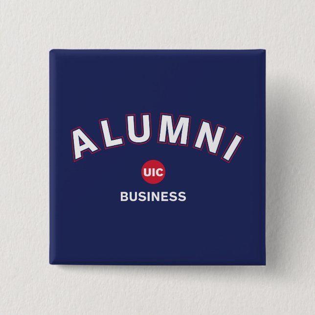 UIC Alumni Business Button (Vorderseite)