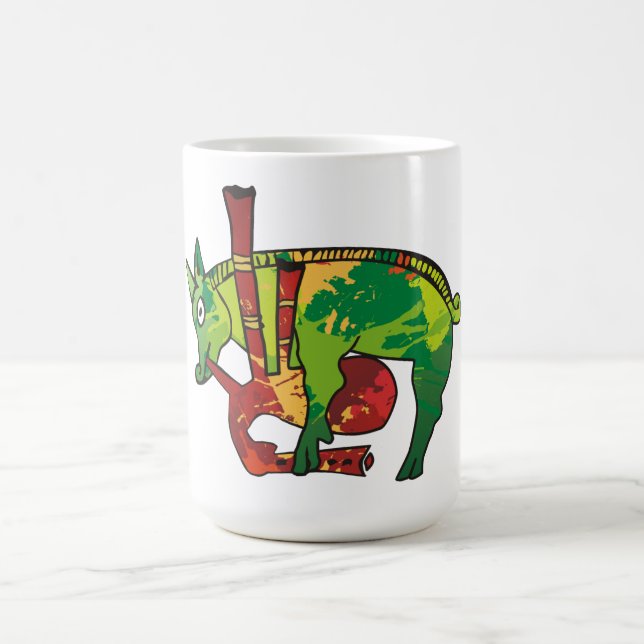 Uilleann Schwein-Tasse Kaffeetasse (Mittel)