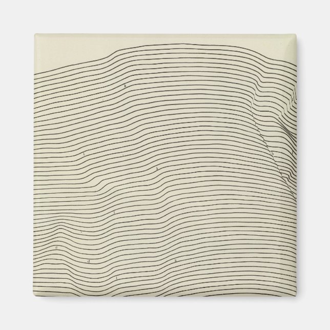 Uinta Mountains Stereogram Magnet (Vorne)