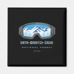 Uinta-Wasatch-Cache Nationalforst Utah Schnee Ski Magnet