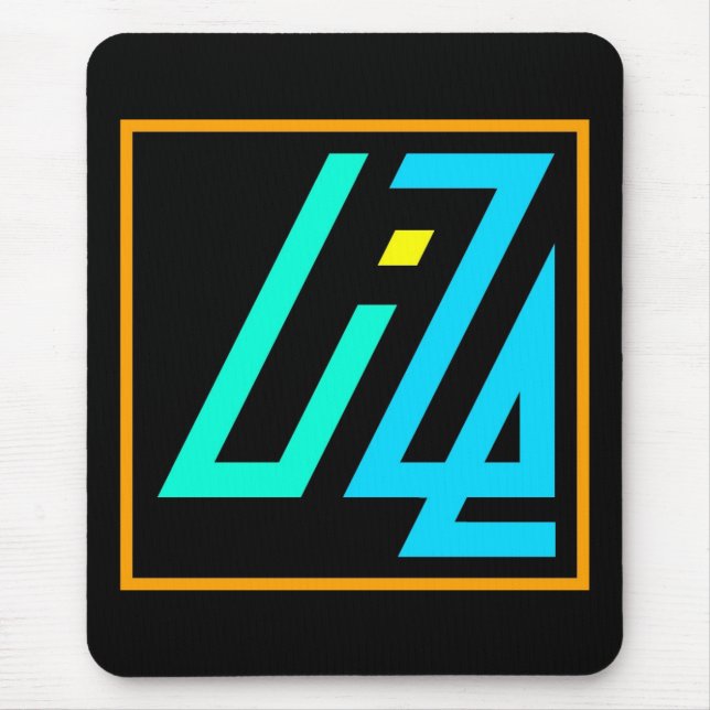 UIZE Mousepad (Schwarzes, vertikal) (Vorne)