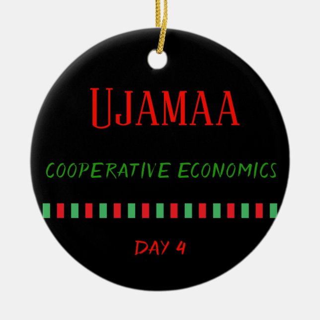 Ujamaa - Kwanzaa Jour 4| Ornement (Devant)