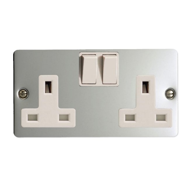 UK AC BS 1363 Plug-Socket [Britische Standard] (Vorne)