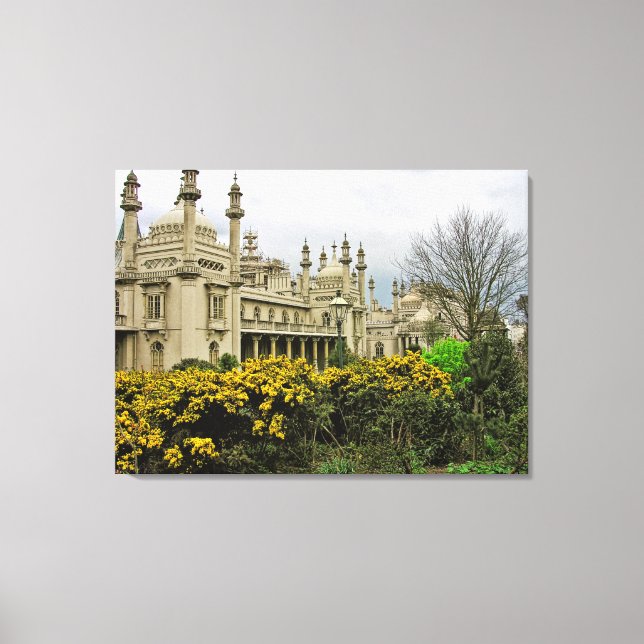 (UK) Brighton Pavillion Wrapped Canvas Leinwanddruck (Vorderseite)