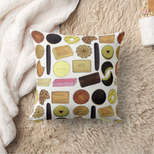 UK British Biscuits Shortbread Rich Tea Digestives Kissen